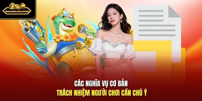 Các nghĩa vụ cơ bản trách nhiệm người chơi cần chú ý