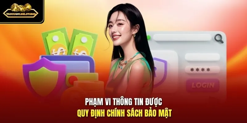 Phạm vi thông tin được quy định chính sách bảo mật