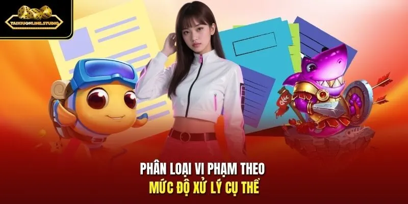 Phân loại vi phạm theo mức độ xử lý cụ thể